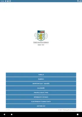 Česká golfová federace android App screenshot 4