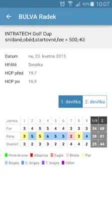 Česká golfová federace android App screenshot 5